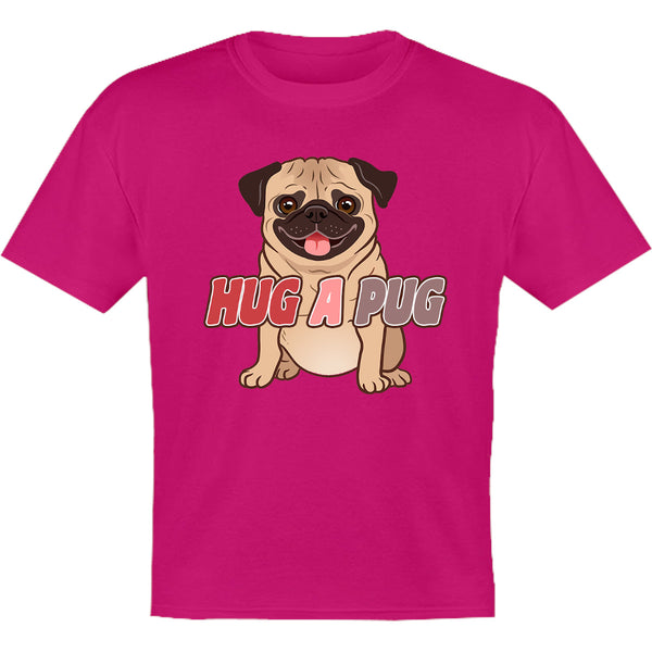 Hug A Pug - Youth & Infant Tee - Graphic Tees Australia