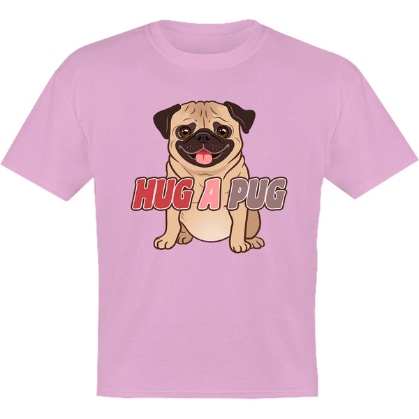 Hug A Pug - Youth & Infant Tee - Graphic Tees Australia