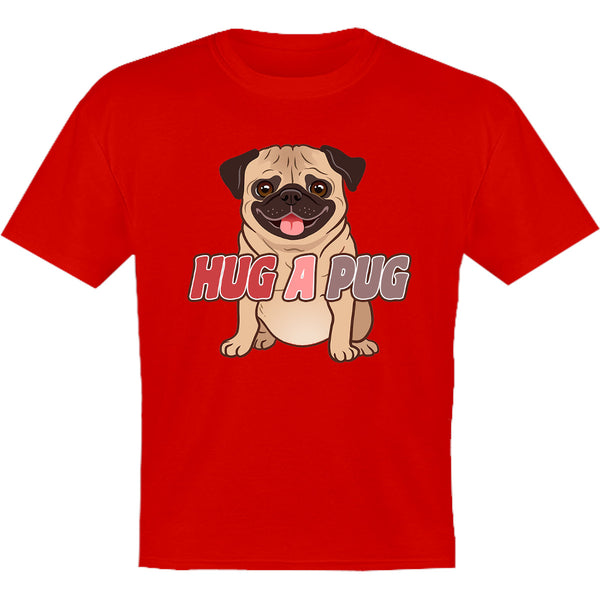Hug A Pug - Youth & Infant Tee - Graphic Tees Australia
