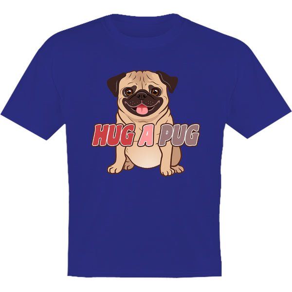 Hug A Pug - Youth & Infant Tee - Graphic Tees Australia