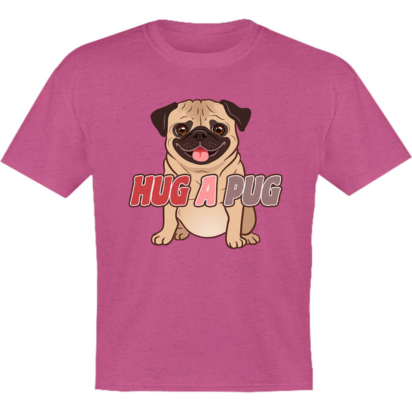 Hug A Pug - Youth & Infant Tee - Graphic Tees Australia