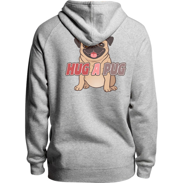 Hug A Pug - Unisex Hoodie - Plus Size