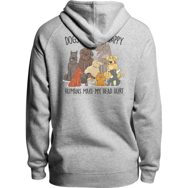 Humans Make My Head Hurt - Unisex Hoodie - Plus Size