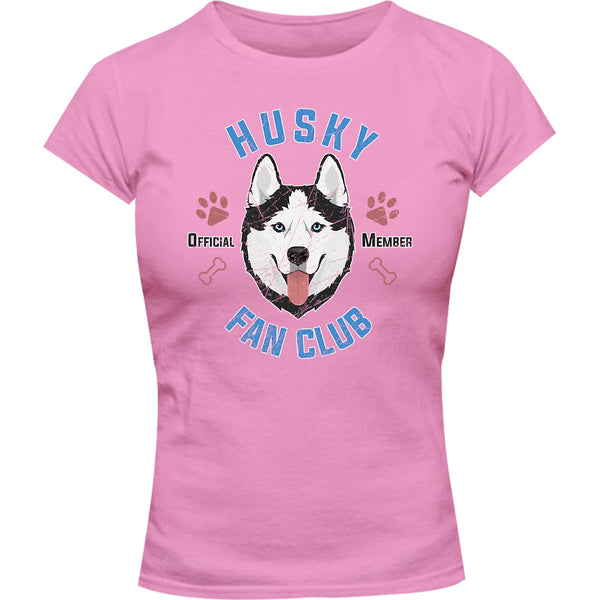 Husky Fan Club - Ladies Slim Fit Tee - Graphic Tees Australia