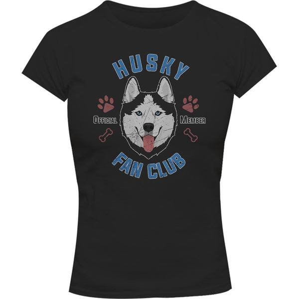Husky Fan Club - Ladies Slim Fit Tee - Graphic Tees Australia