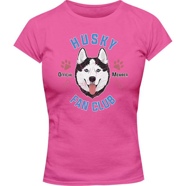 Husky Fan Club - Ladies Slim Fit Tee - Graphic Tees Australia