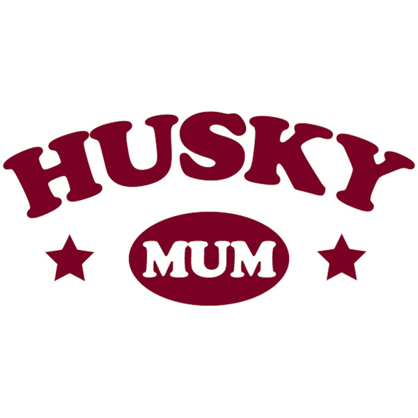 Husky Mum - Ladies Relaxed Fit Tee - Graphic Tees Australia