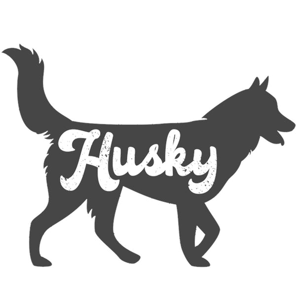 Husky Silhouette - Unisex Tee - Plus Size - Graphic Tees Australia