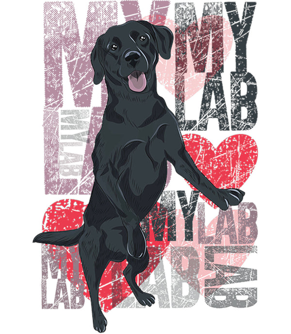 I Love My Lab - Unisex Tee - Plus Size