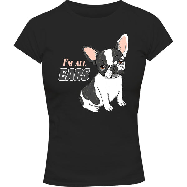 I'm All Ears - Ladies Slim Fit Tee - Graphic Tees Australia