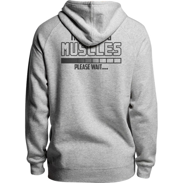Installing Muscles Please Wait - Unisex Hoodie - Plus Size