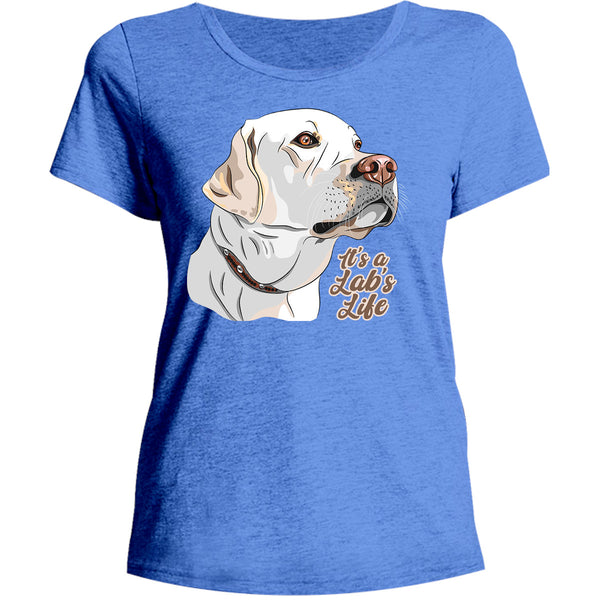 It's A Lab's Life - Ladies Relaxed Fit Tee - Graphic Tees Australia