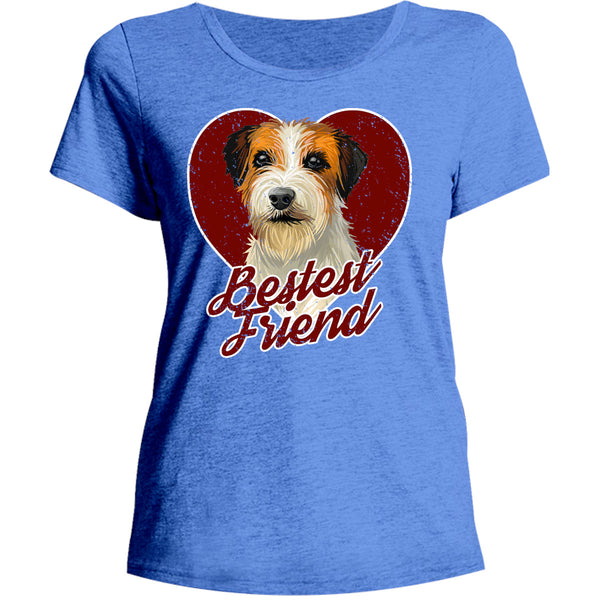 Jack Russell Bestest Friend - Ladies Relaxed Fit Tee