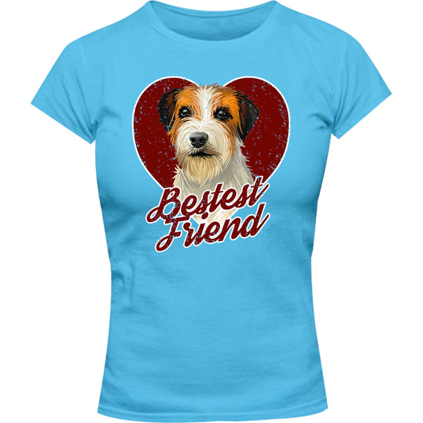Jack Russell Bestest Friend - Ladies Slim Fit Tee