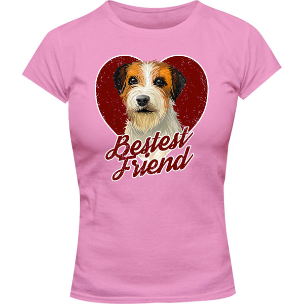 Jack Russell Bestest Friend - Ladies Slim Fit Tee