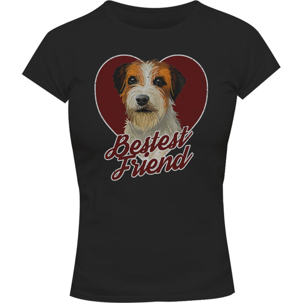 Jack Russell Bestest Friend - Ladies Slim Fit Tee