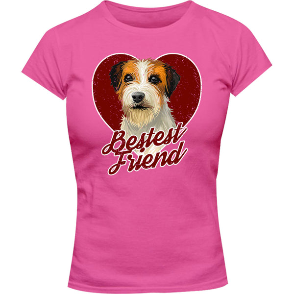 Jack Russell Bestest Friend - Ladies Slim Fit Tee