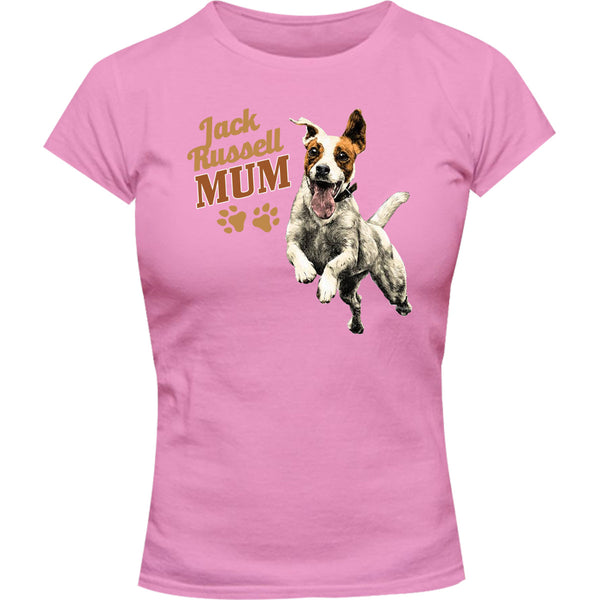 Jack Russell Mum - Ladies Slim Fit Tee