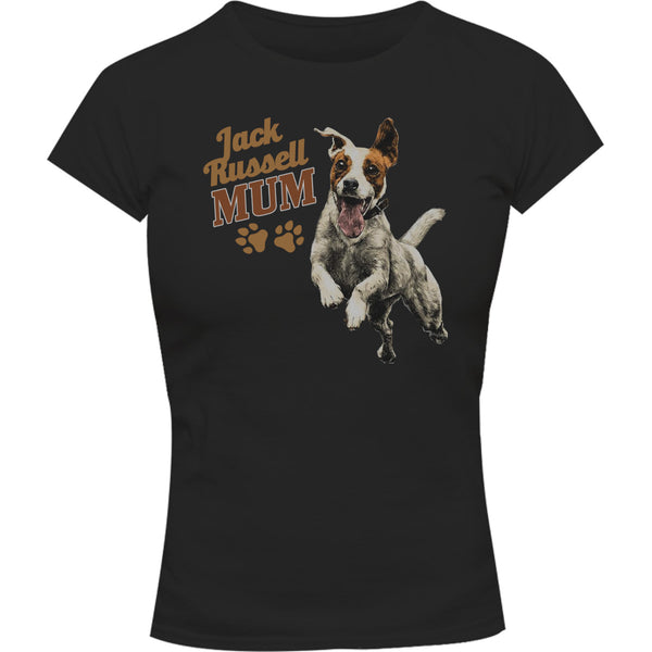Jack Russell Mum - Ladies Slim Fit Tee