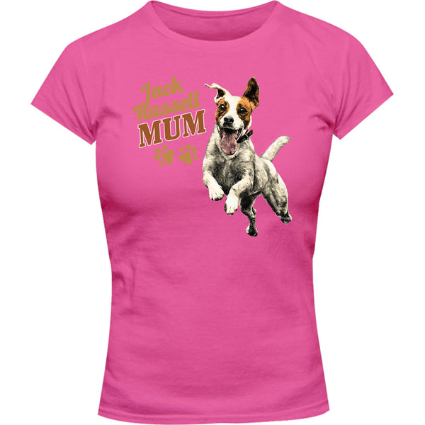Jack Russell Mum - Ladies Slim Fit Tee