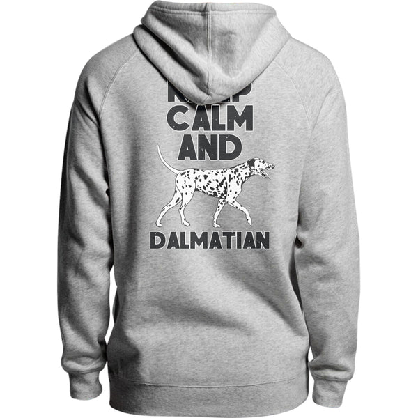 Keep Calm And Dalmatian - Unisex Hoodie - Plus Size - Graphic Tees Australia