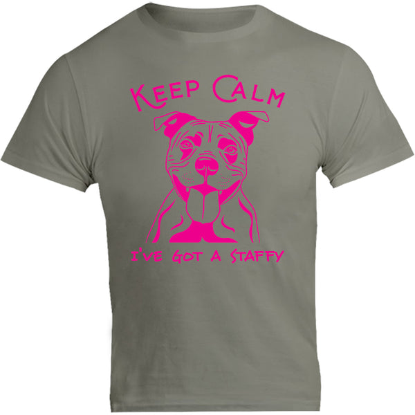 Keep Calm I've Got A Staffy - Unisex Tee - Graphic Tees Australia