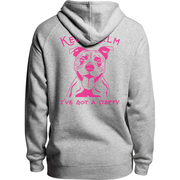 Keep Calm I've Got A Staffy - Unisex Hoodie - Plus Size