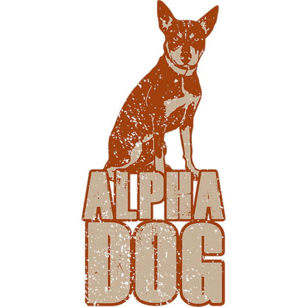 Kelpie Alpha Dog - Ladies Relaxed Fit Tee - Graphic Tees Australia