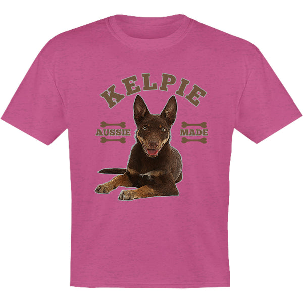 Kelpie Aussie Made - Youth & Infant Tee - Graphic Tees Australia