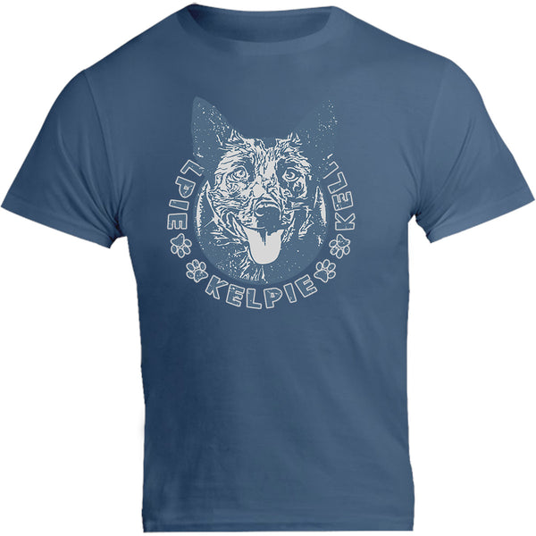 Kelpie Face - Unisex Tee - Graphic Tees Australia