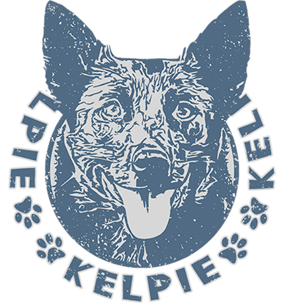 Kelpie Face - Unisex Tee - Plus Size - Graphic Tees Australia