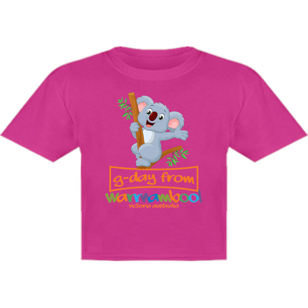 Koala G'day From Warrnambool - Youth & Infant Tee - Graphic Tees Australia