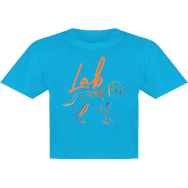 Lab Colourful - Youth & Infant Tee - Graphic Tees Australia
