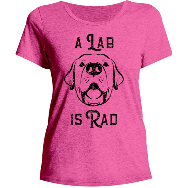 Lab Is Rad - Ladies Relaxed Fit Tee - Graphic Tees Australia