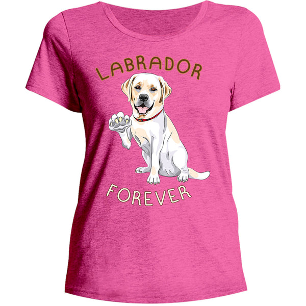 Labrador Forever - Ladies Relaxed Fit Tee - Graphic Tees Australia