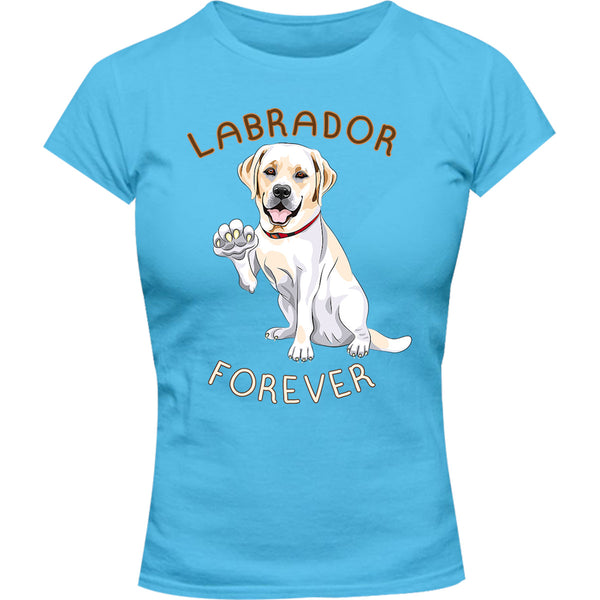 Labrador Forever - Ladies Slim Fit Tee - Graphic Tees Australia
