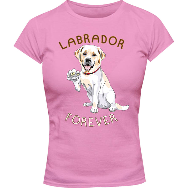 Labrador Forever - Ladies Slim Fit Tee - Graphic Tees Australia