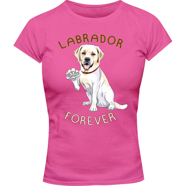 Labrador Forever - Ladies Slim Fit Tee - Graphic Tees Australia