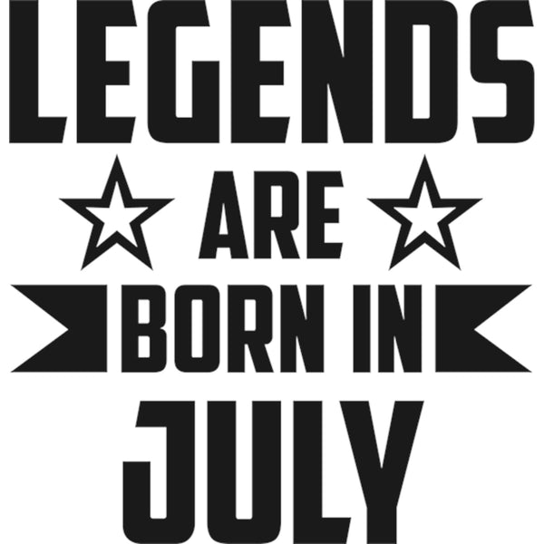 Legends Are Born In July - Ladies Relaxed Fit Tee - Graphic Tees Australia