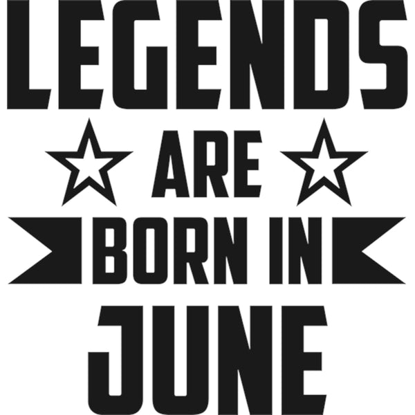Legends Are Born In June - Ladies Relaxed Fit Tee - Graphic Tees Australia