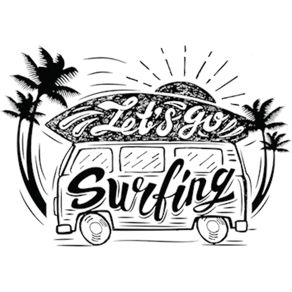 Let's Go Surfing - Unisex Tee - Plus Size