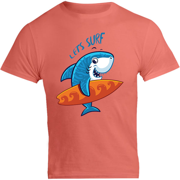 Lets Surf - Unisex Tee - Graphic Tees Australia