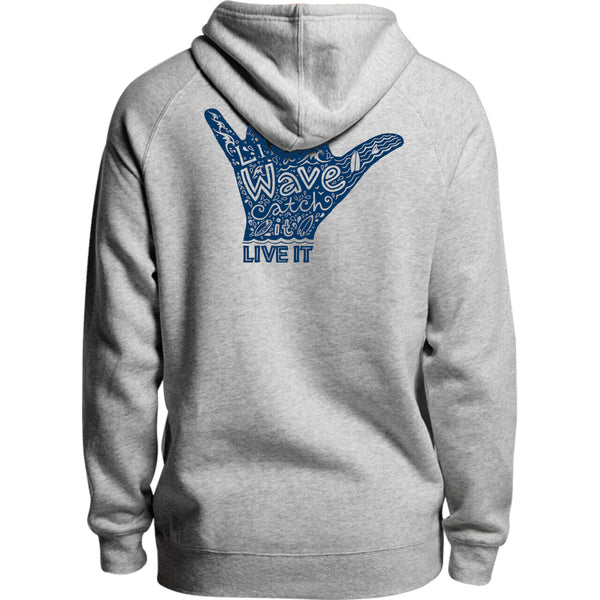 Life Is A Wave - Unisex Hoodie - Plus Size