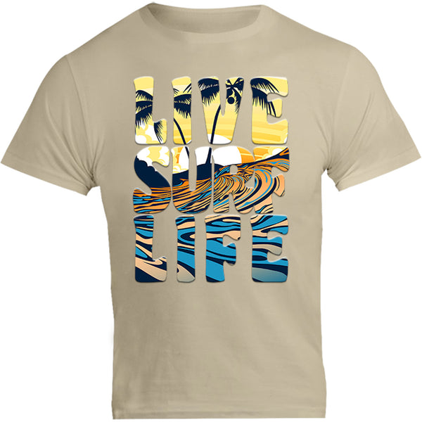 Live Surf Life - Unisex Tee - Graphic Tees Australia