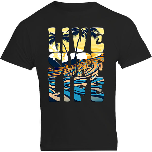 Live Surf Life - Unisex Tee - Graphic Tees Australia
