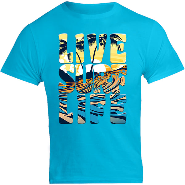 Live Surf Life - Unisex Tee - Graphic Tees Australia