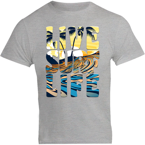 Live Surf Life - Unisex Tee - Graphic Tees Australia