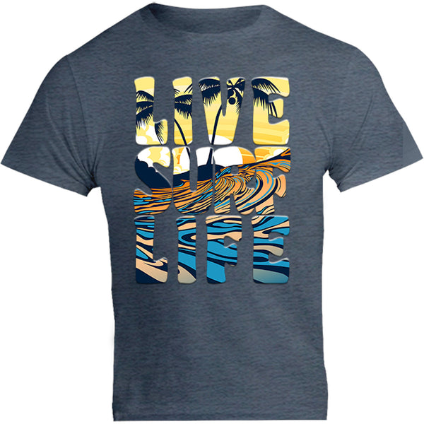 Live Surf Life - Unisex Tee - Graphic Tees Australia