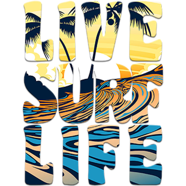 Live Surf Life - Unisex Hoodie - Plus Size