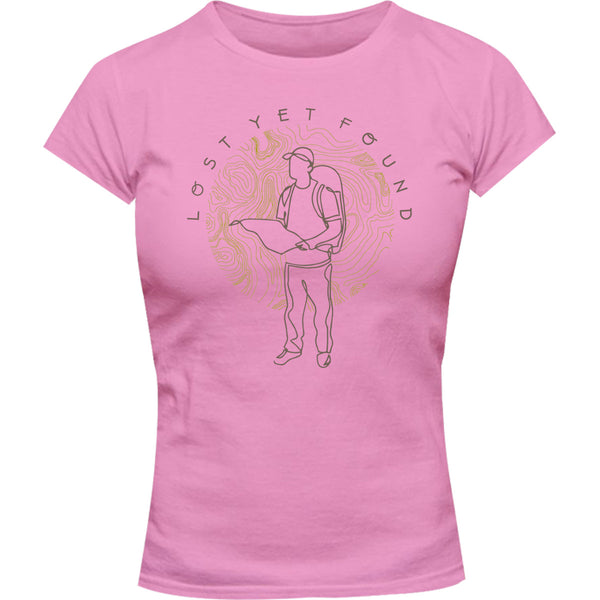 Lost Yet Found - Ladies Slim Fit Tee - Graphic Tees Australia